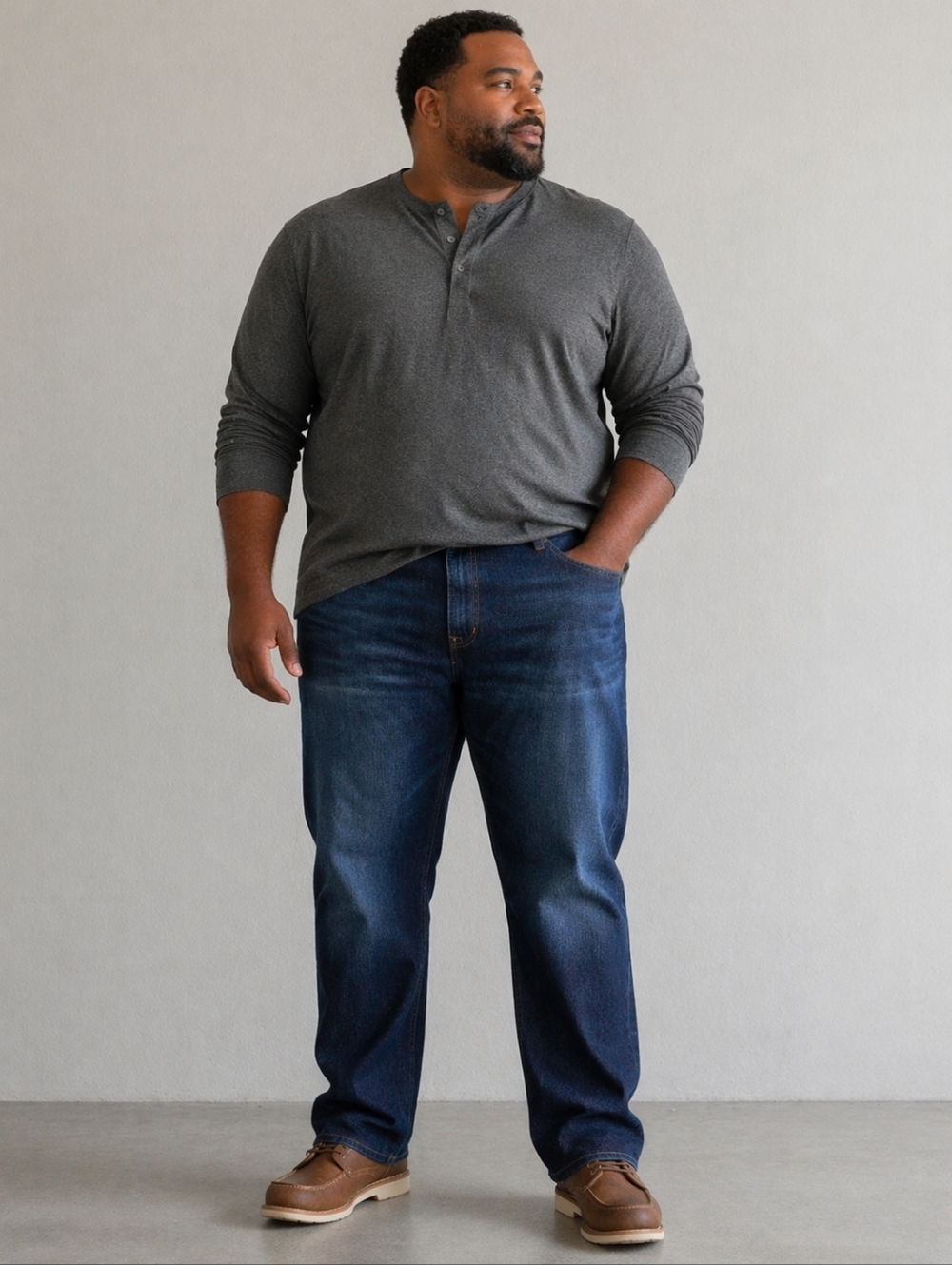 Men's Blue Relaxed Jeans Waist 44